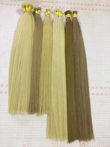 Extensions naturelles blondes remy, naturelles de qualité supérieure en bambou, cheveux humains vierges non traités, blonds lisses et doux, vente en gros - Product Image 2