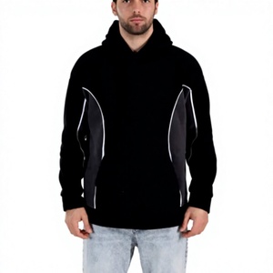 Sweat à capuche décontracté pour homme en molleton, doublure coton/polyester, imprimé numérique, teint uni, respirant, léger, manches longues, idéal pour l'hiver - Product Image 1