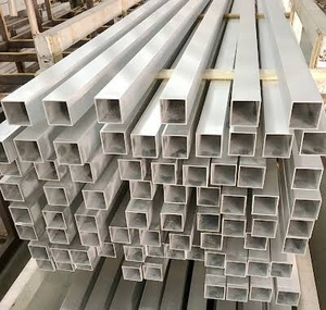 <span class=keywords><strong>Tubo</strong></span> Cuadrado <span class=keywords><strong>de</strong></span> <span class=keywords><strong>Aluminio</strong></span> Ligero <span class=keywords><strong>de</strong></span> Alta Resistencia 6063 T5, Perfil Extruido Resistente a la Corrosión - Product Image 3