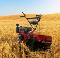 Moissonneuse-batteuse mini OEM de grande marque avec moteur diesel 188F pour blé, riz, fourrage et ensilage – Haute productivité