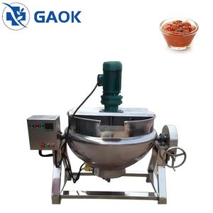 Machine industrielle automatique pour la fabrication de confiture de fruits, de sauce chili et de porridge, machine à mélanger et à cuire la confiture - Product Image 4