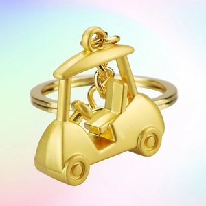 Sáng Tạo 3D Phim Hoạt Hình Phong Cách Sân Golf Xe Mặt Dây Chuyền Keychain Bền Kim Loại Ánh Sáng Keychain Cho Kinh Doanh Hoặc Tham Quan Ý Tưởng Quà Tặng - Product Image 2