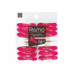 RAMO 16 pezzi Pink/bianco per biancheria spille da bucato Premium per una comoda organizzazione - Product Image 1