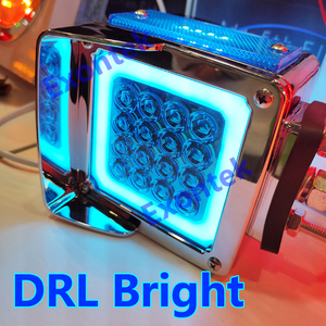 Xu Hướng 2025 Nóng Trong Mỹ Mỹ Mexico Chile 035-Màu Xanh <span class=keywords><strong>IDE</strong></span> Màu Xanh LED Side Đánh Dấu Ánh Sáng Cho Xe Tải Trailer Bên Đèn Para Camiones - Product Image 5