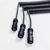 Connecteur Push-Pull WEIPU SA1210 SA16 Étanche IP67, Prise Circulaire Mâle-Femelle 3-9 Broches, Câble Spirale Personnalisé