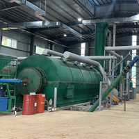 Planta de Pirólisis de Residuos Plásticos de Alta Rentabilidad y Fácil Operación con Nueva Tecnología, Máquina de Pirólisis por Lotes con Motor ISO/CE