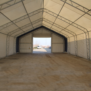 Structure en acier 334017DP, entrepôt imperméable, abri de stockage portable en tissu pour l'extérieur, bâtiment durable, design moderne - Product Image 6