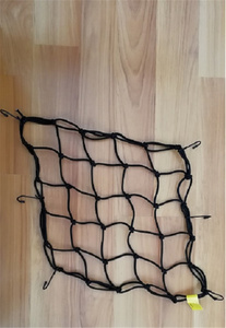 Оптовая продажа, Высококачественная сумка для мотоцикла, тканевая багажная сетка, резиновая полипропиленовая внешняя оболочка, черная сетка 40x40 см - Product Image 4