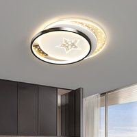 Nouvel ensemble d'éclairage complet pour salon 2025 : Plafonniers LED modernes et simples en acrylique et fer forgé