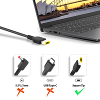 Nueva llegada cargadores para portátiles 170W 20V 8.5A USB Pin tamaño Delgado adaptador de computadora cargador para portátiles