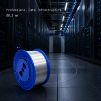 Fibre optique G657A2 pour centre de données, 250 µm 0,25 mm, faible atténuation, résistance à la flexion pour drones FPV, 50,4 km/rouleau, 60,4 km/rouleau