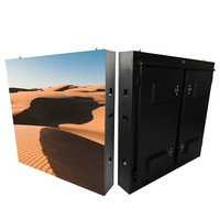 Layar LED Tetap Luar Ruangan 1000x1000mm P4 P5 P6.67 P8 P10 Full Color 4K HD Kecerahan Tinggi IP65 Tahan Air Papan Reklame