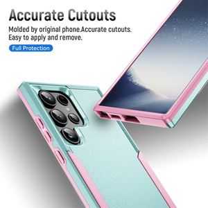 Fundas de teléfono móvil resistentes a prueba de golpes para Samsung Galaxy S24 Ultra S23 A53 A73 fundas de teléfono protectoras de armadura híbrida resistente - Product Image 3