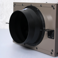 Unité de ventilation d'air frais à flux unique silencieuse pour système de climatisation de plafond domestique