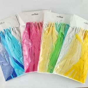 <span class=keywords><strong>Guirlande</strong></span> de pampilles en papier de soie et feuille d'aluminium pour anniversaire, mariage, fête, fournitures, vente en gros EASTTERN - Product Image 5