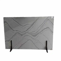 Panneau mural en pierre de quartz artificielle blanche, grand format, pour applications intérieures et extérieures, pierre artificielle polyvalente pour plan de travail
