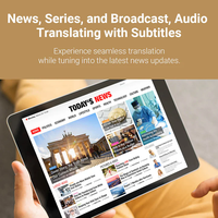 Écouteurs interprètes IA Timekettle W4 Pro : Traducteur en temps réel pour appels téléphoniques et réunions vidéo, interprétation simultanée en 52 langues
