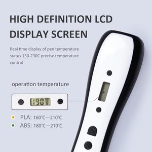 Stylo d'impression 3D PLA haute température 1,75 mm à écran LCD effaçable, idéal pour enfants et adultes, jouet créatif éducatif, certifié CE FCC KC - Vente Flash - Product Image 2