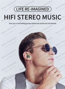 20026 Earbud TWS Tipe-C Nirkabel Baru, Headphone Olahraga, Fone, Aksesoris Elektronik Konsumen, Baterai Dapat Dilepas - Product Image 4