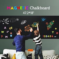 Papel Adhesivo para Pared con Diseño de Pizarra, Vinilo Removible TAKSDAI, Papel Tapiz Autoadhesivo con Efecto Pizarra