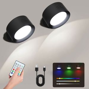 Rotatable <b>LED</b> <b>Wall</b> Lamp Battery Powered <b>Dimmable</b> Magnetic Rechargeable Touch <b>Wall</b> Mounted <b>Light</b> for Reading Decor - Product Image 1