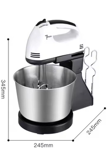 Batteur Électrique Ménager 7 Vitesses pour Cuisine, Fouet Mélangeur à Gâteau, Batteur à Œufs Portable et Mélangeur de Pâte de Table - Product Image 3