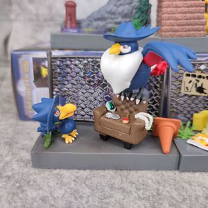 Figura de Acción Miniatura de Gengar de Re-ment, Serie Kawaii Pokemoned Town Back Alley at Night, Juguetes de PVC en Caja Ciega para Decoración del Hogar, Regalo para Niños - Product Image 4