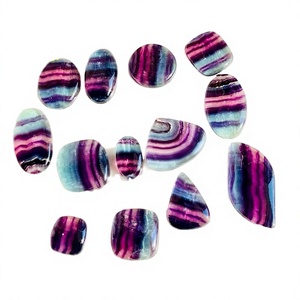 AAA+ 100% Fluorite Naturelle Cabochon Pierres Semi-Précieuses en Vrac Collection Guérison Énergétique Vente en Gros FAIJAN GEMS C35 Troisième - Product Image 1