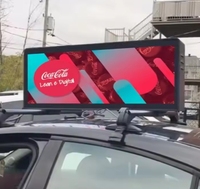RGX Taxi Toit Led Display Vidéo Publicité Lecteur Boîte Télécommande Extérieur Bus Top Double Côtés Publicité Led Écran