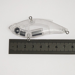 เหยื่อปลอมแบบสั่นสะเทือน รุ่น T-9191 ขนาด 75 มม. น้ำหนัก 12.9 กรัม แบบไม่มีปาก ไม่ทาสี สำหรับตก<span class=keywords><strong>ปลา</strong></span>แบสและ<span class=keywords><strong>ปลา</strong></span>เทราต์ - Product Image 4