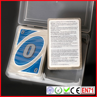 Cartes à Jouer Personnalisées en Plastique A5 pour Jeux de Société Amusants entre Famille et Amis, Vente en Gros