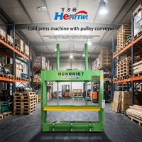Prensa Hidráulica en Frío para Materiales Compuestos, Ahorra Trabajo, Fabrica Puertas de Madera y Paneles de Madera Multicapa