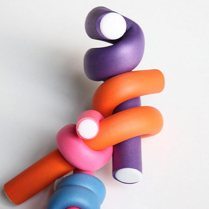 Заводские гибкие ролики для завивки волос, мягкие гибкие ролики из пеноматериала, высококачественные гибкие ролики