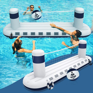 Red de voleibol inflable para piscina, balsa flotante de 300x100cm con pelota para adultos y niños, juegos acuáticos, accesorios para piscina - Product Image 1