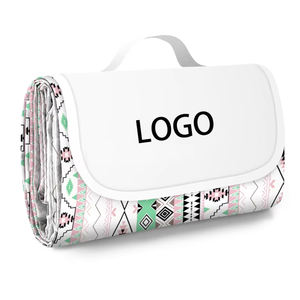 Groothandel op maat bedrukte picknickdekens stranddekens grote zanddichte waterdichte camping draagbare reisdekens speelmat - Product Image 5