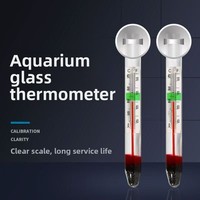 Termometer Akuarium Kaca Mengambang - Monitor Suhu Air yang Akurat untuk Akuarium Ikan