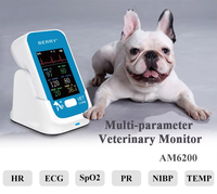 CE Multi parameter EKG Sp02 Veterinär monitor Touchscreen Fernbedienung APP PC-Verbindung