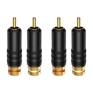 4 pezzi <span class=keywords><strong>2</strong></span> in 1 tipo a vite e saldatura nuova uscita cc circa maschio materiale ignifugo connettori adattatori <span class=keywords><strong>Audio</strong></span> - Product Image 1