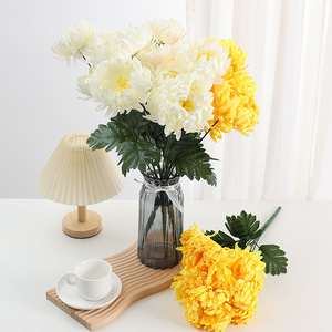 ดอกดาวเรืองประดิษฐ์สำหรับวันบูชายัญดอกไม้ผ้าไหม7ดอกดาวเรือง - Product Image 2