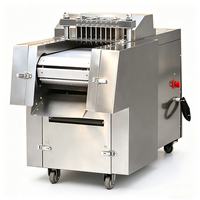 Scie à viande entièrement automatique commerciale avec moteur pour la découpe de poulet, canard, oie, poisson, pour usage en restaurant, capacité de 700 kg/h