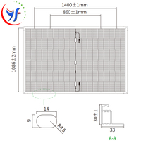 Jinko 440w panneau solaire tout noir 435W 440W 445W 450W panneaux solaires module pv entrepôt européen