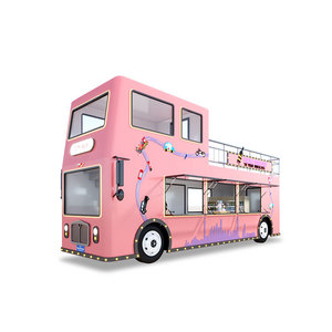 Mobile Dessert Cart Ice Cream Smoothie Coffee Tea With Full <b>Kitchen</b> Set - Product Image 1