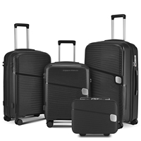 Ensemble de 3 valises à roulettes en PP de haute qualité, nouveau design, sacs de voyage, valises pour voyager