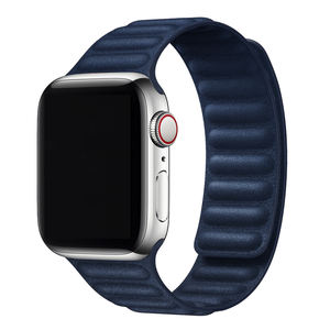 Correa de cuero CAOWTAN para IWatch Series Ultra 2 para 40mm 41mm 45mm 49mm correa de reloj para <span class=keywords><strong>Apple</strong></span> <span class=keywords><strong>Watch</strong></span> Bands nuevo enlace de bucle magnético - Product Image 6