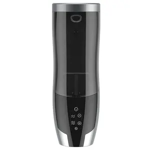 Automatische Zuiger Masturbator Mannelijke Warmte Sex Machine Oplaadbare Masturbatie Cup Pussy 3d Echte Vagina Seksspeeltjes Voor Mannen