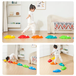 2024 nuevos juguetes de tendencia borde de goma apilamiento cocodrilo Stepping Stone Kid <span class=keywords><strong>Balance</strong></span> Stone para más de 1 año equipo de juego para niños - Product Image 4