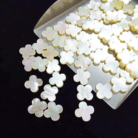 Bijoux de mode grande vadrouille nacre coquille trèfle à quatre feuilles coquilles vadrouille perles blanches 2mm d'épaisseur