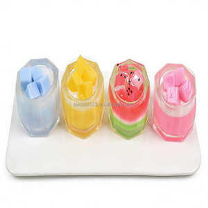 ของเล่นบีบ TPR สีสันสดใส ขนาด 6 ซม. รูปทรงแก้วมิลค์เชค น่ารัก พร้อมผลไม้จำลอง แตงโม มะม่วง สตรอว์เบอร์รี พุดดิ้ง เนื้อแน่น ไม่มีของเหลว ไม่มีเจล - Product Image 3