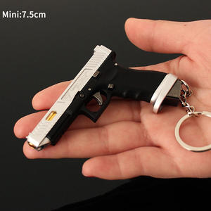 Pistolet jouet en alliage Empire D345 7,5 cm, pistolet jouet à éjection de douilles, <span class=keywords><strong>mini</strong></span> pistolet porte-clés avec balles miniatures - Product Image 4