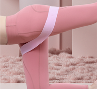 Bandas Elásticas de Silicona Profesionales para Entrenamiento de Fuerza de Cuerpo Completo, Rehabilitación, Logotipo Personalizado, MOQ Bajo, Bandas de Resistencia